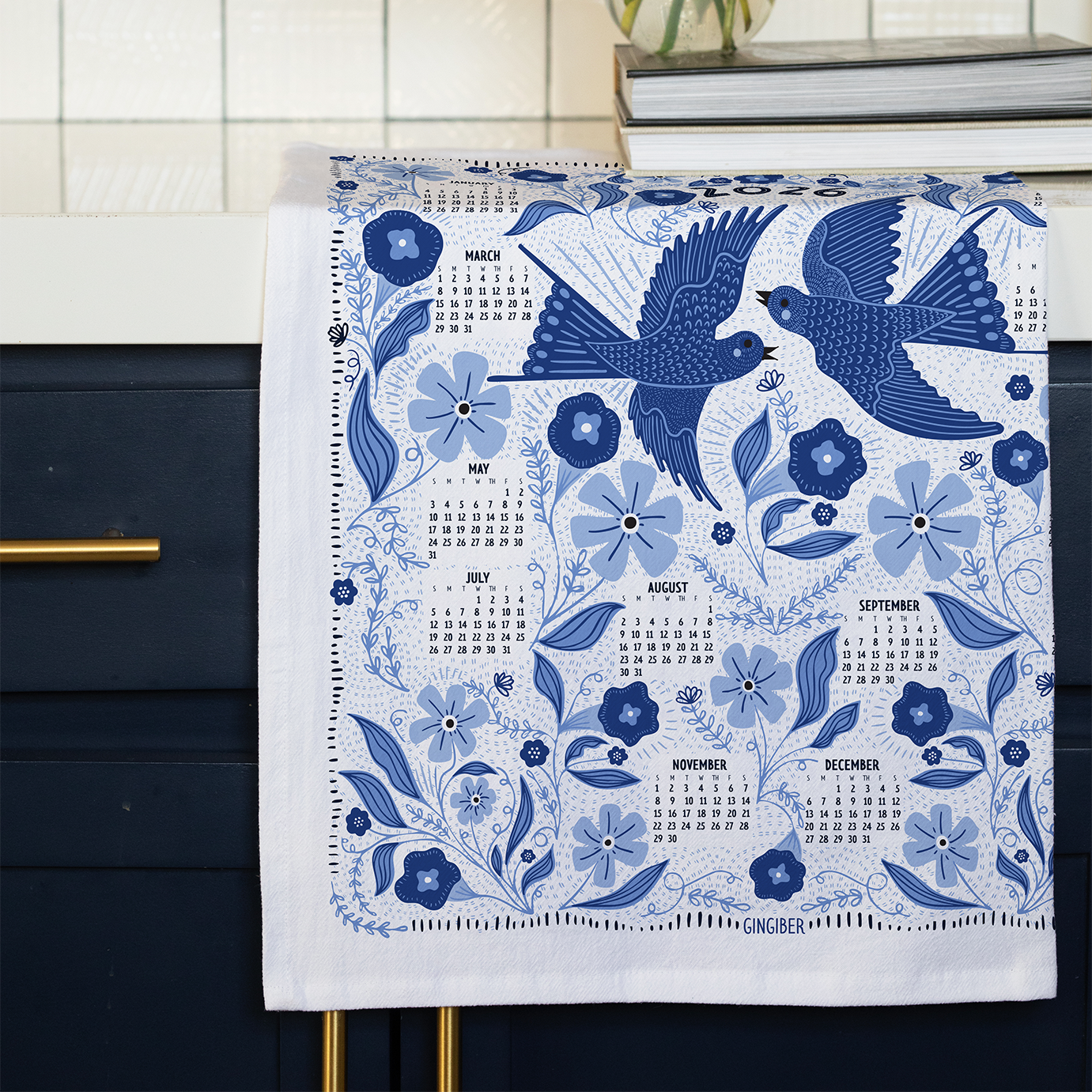 2026 Tea Towel Calendar