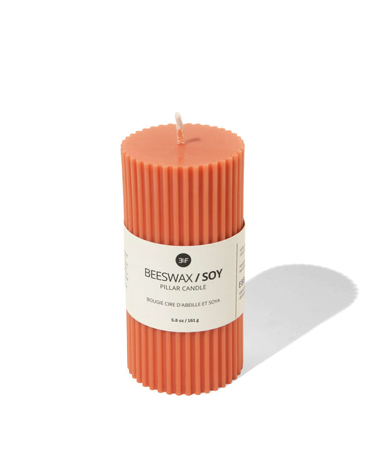 Bellini Beeswax & Soy Pillar Candle