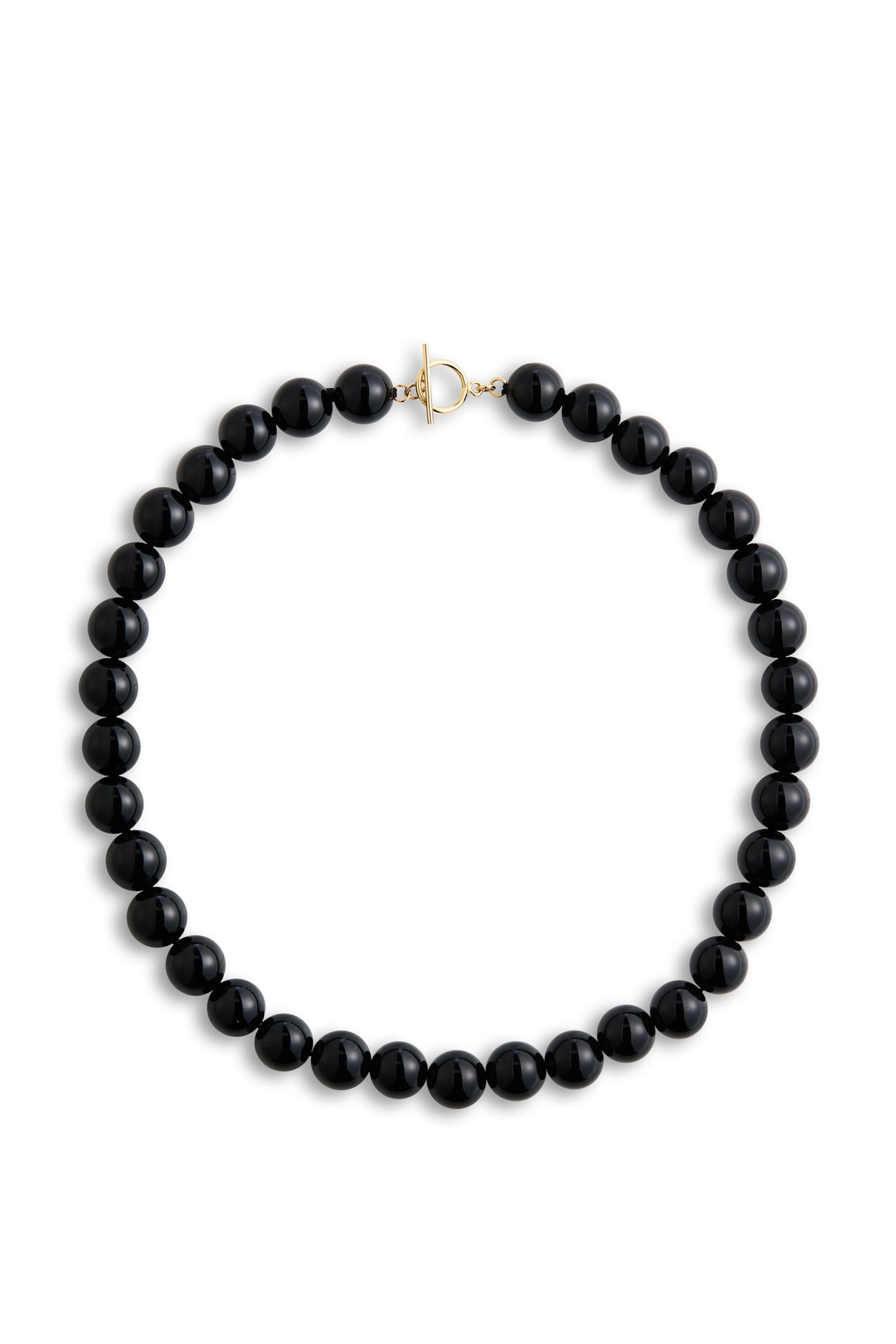Grande Boule Black Tourmaline Necklace