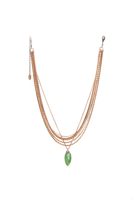 Classic Amazon Necklace Green Turquoise