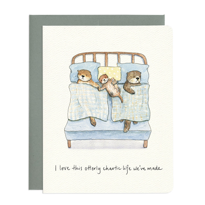 Otterly Chaotic Life Card