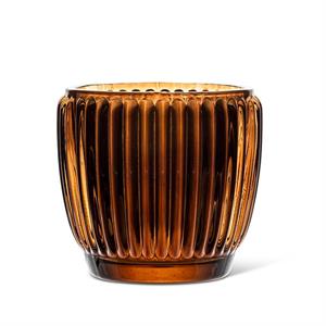 Ribbed Glass Votive