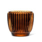 Ribbed Glass Votive