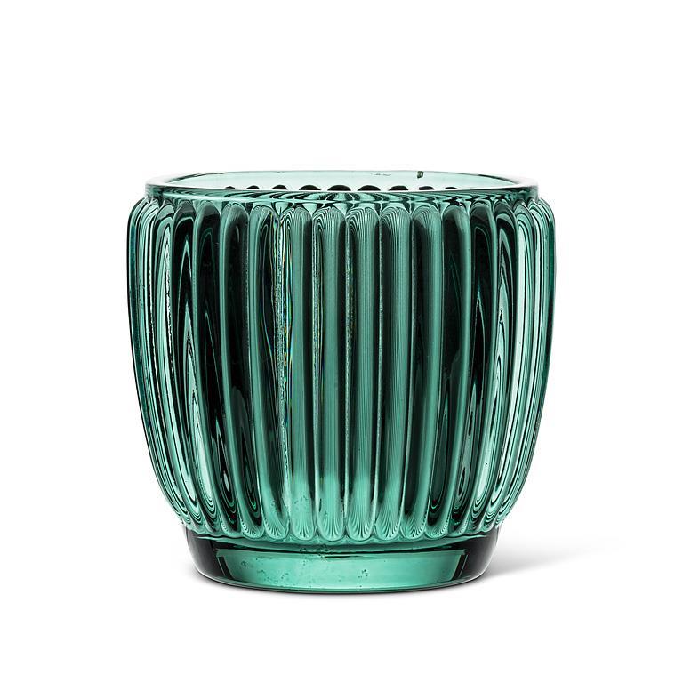 Ribbed Glass Votive