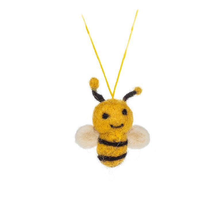 Queen Bee Felt Ornament