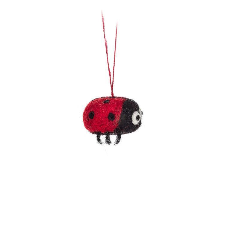 Ladybug Felt Ornament