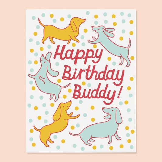 Doxie Birthday Card