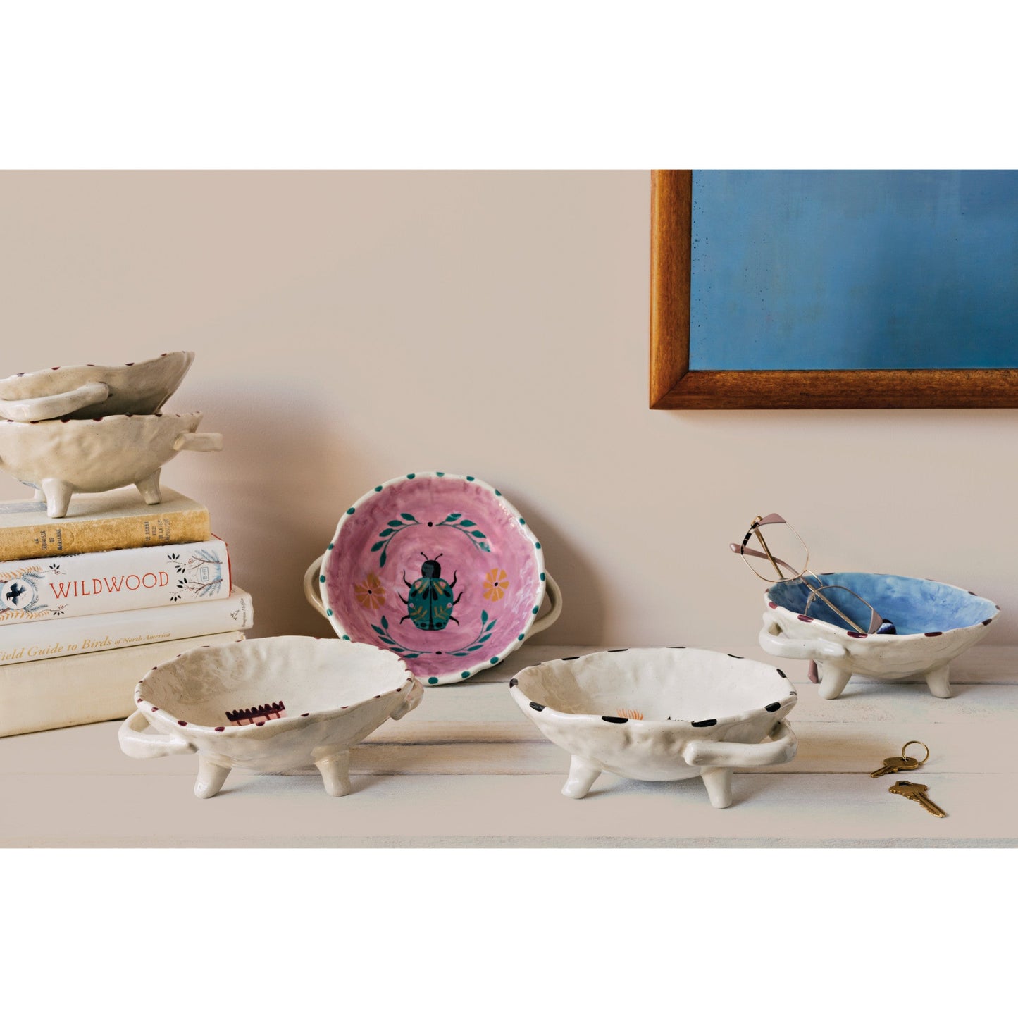 Amulet Footed Bowl