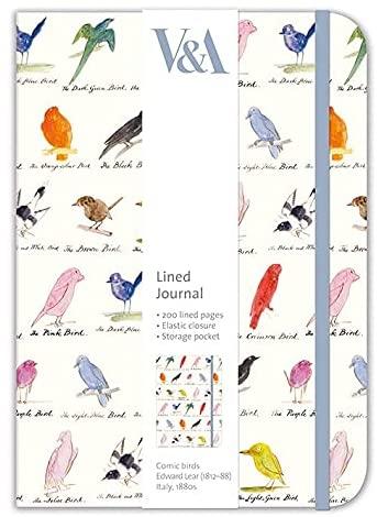 Edward Lear Birds Lined Journal