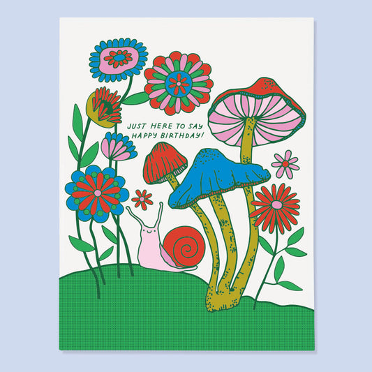 Snail Birthday Card