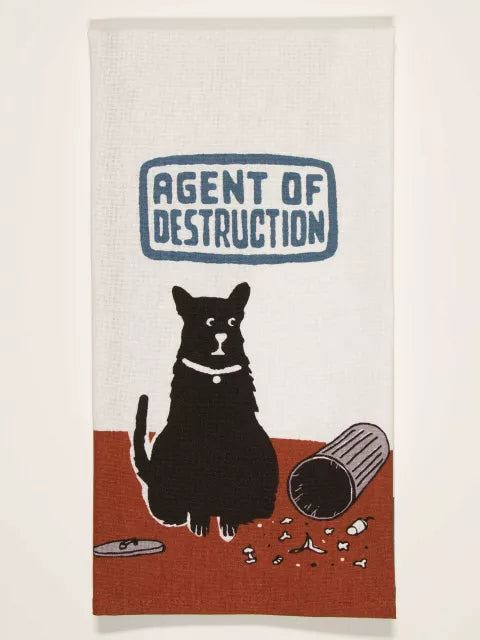 Agent of Destruction Tea Towel