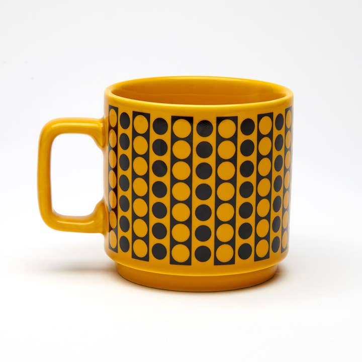 Magpie X Hornsea Circles Yellow Mug