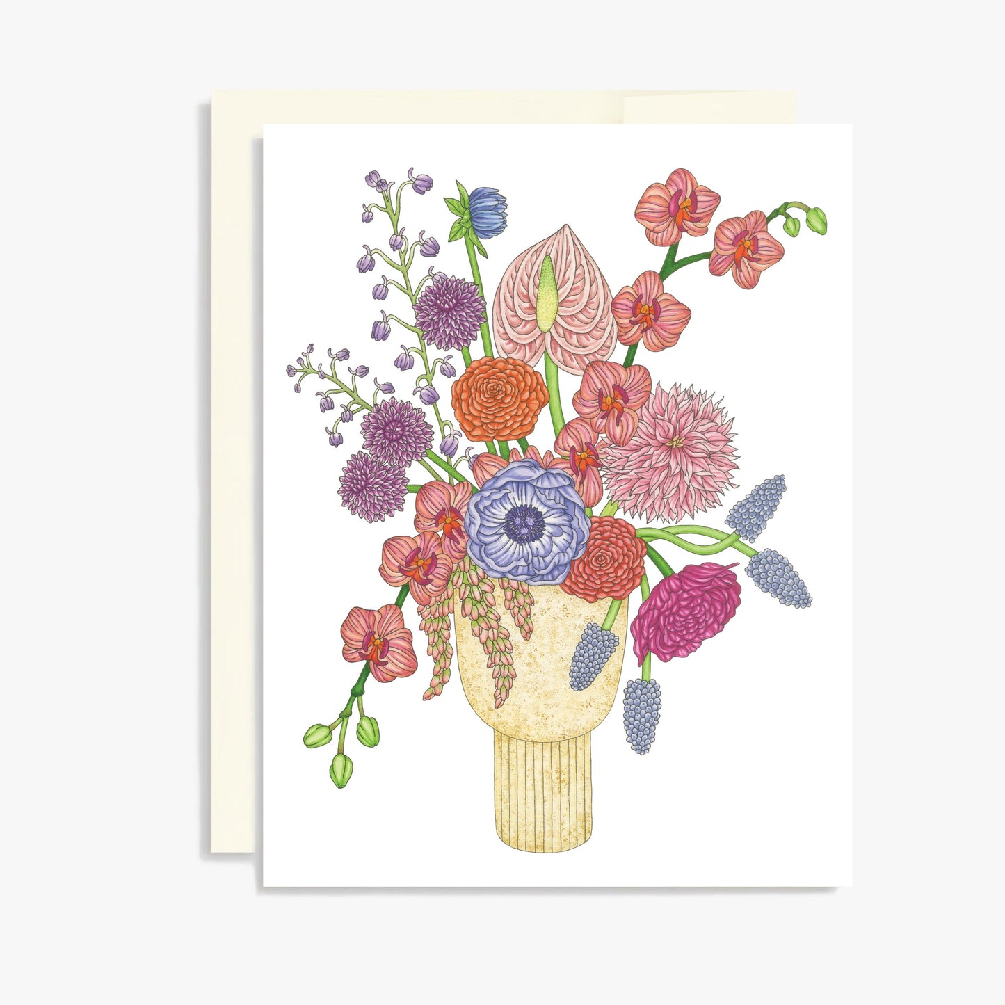 Modern Bouquet Card