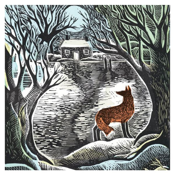 Night Fox Holiday Boxed Cards
