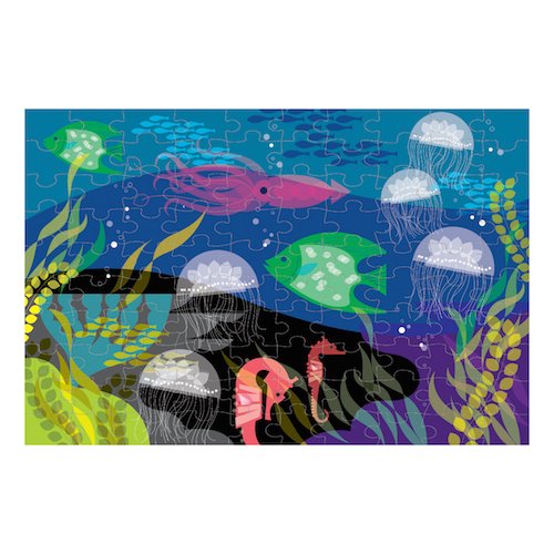 Under the Sea 100 Piece Glow In The Dark Puzzle