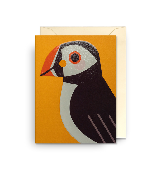 Rainforest Puffin Mini Card