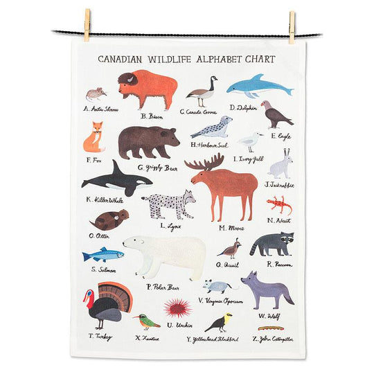 Lily Kao Alphabet Tea Towel