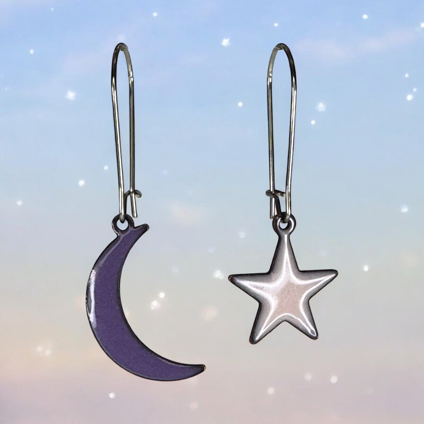 Moon & Star Earrings