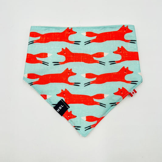 Jumping Foxes Bandana Bib