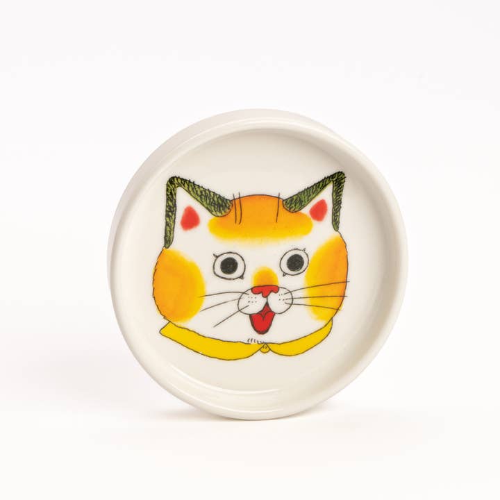 Magpie X Richard Scarry Huckle Face Round Trinket Dish