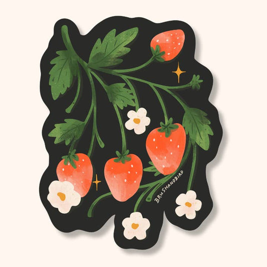 Wild Strawberries Sticker