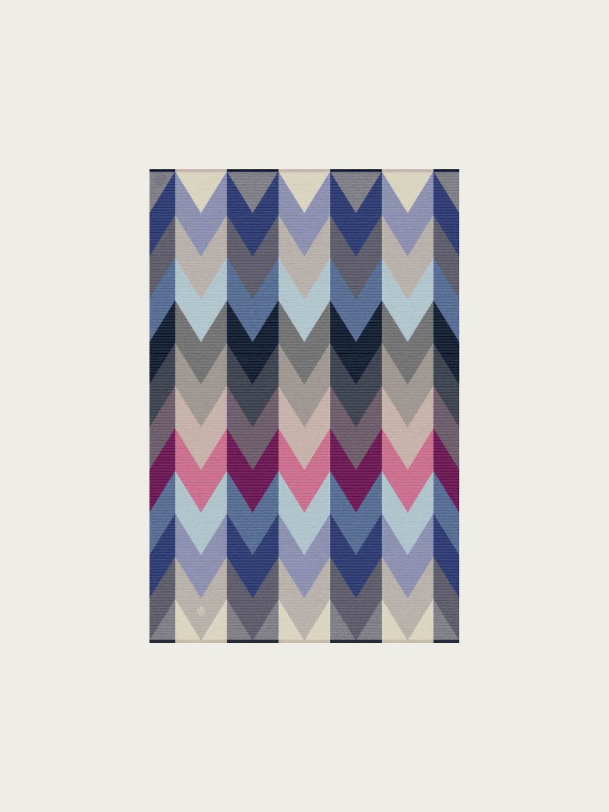 Blanket ZigZag Royal Blue
