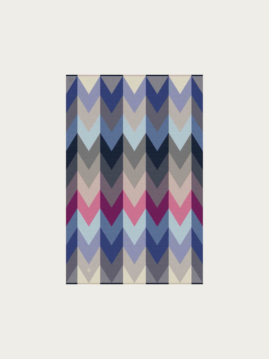 Blanket ZigZag Royal Blue