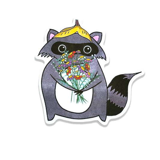 Raccoon Sticker