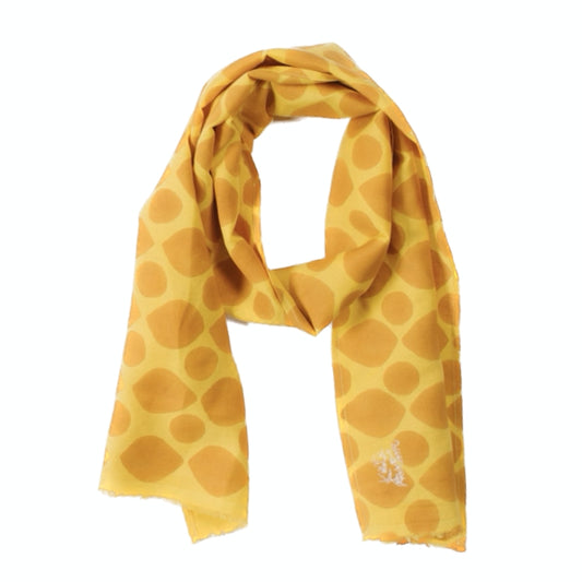 Donna Cotton Scarf in Sunshine Drops