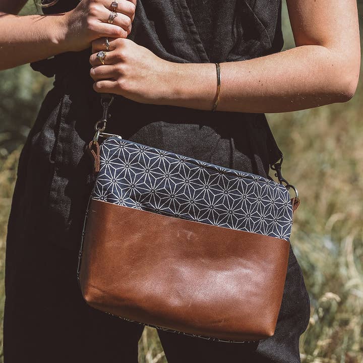 Geometric Brooklyn Mini Crossbody Bag