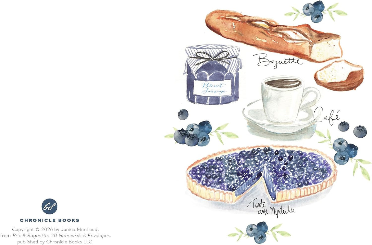 Brie & Baguette Notecards
