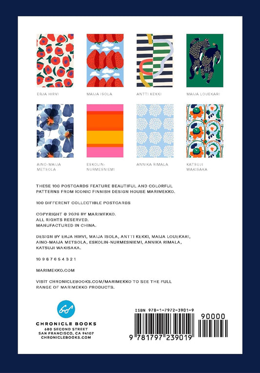 The Art of Marimekko Postcard Box