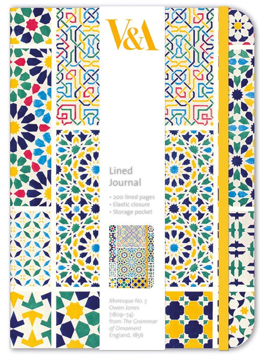 Moresque Lined Journal