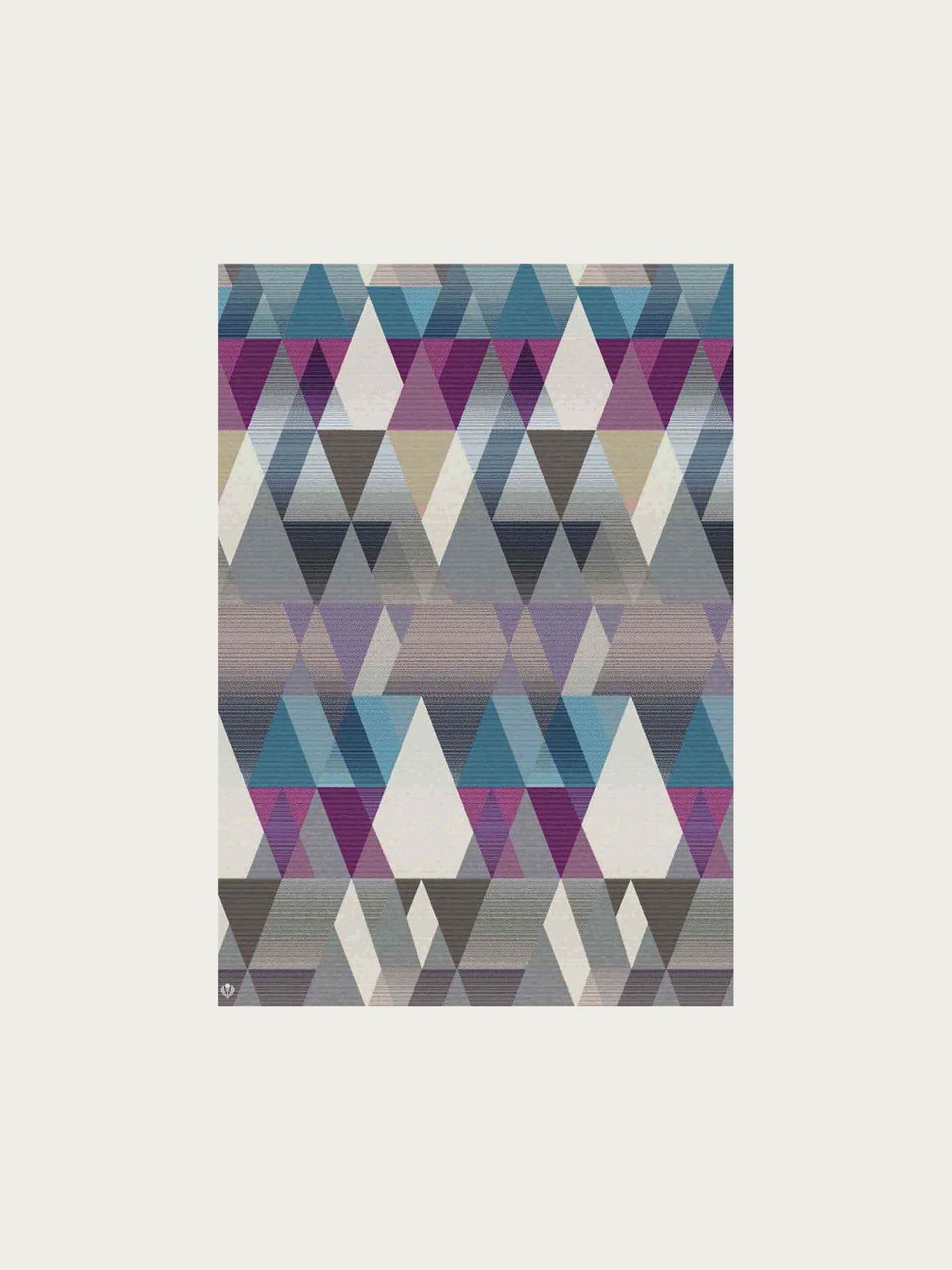 Cashmink Blanket Triangle Peacock