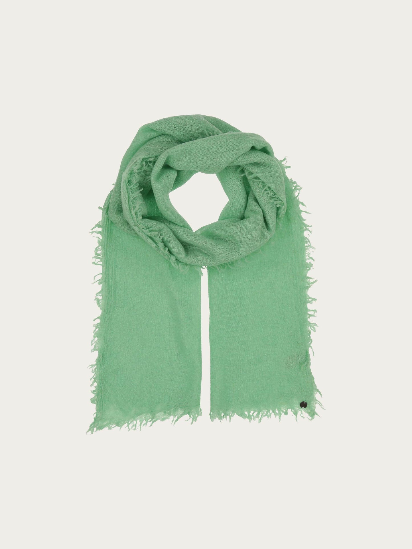 Lightweight Wool Solid Fringe Evening Wrap