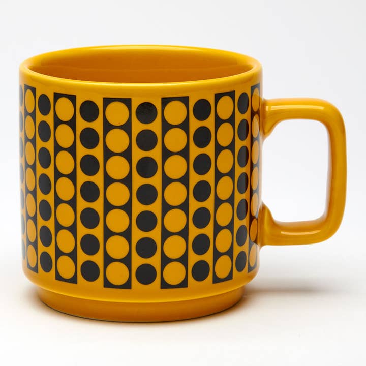 Magpie X Hornsea Circles Yellow Mug