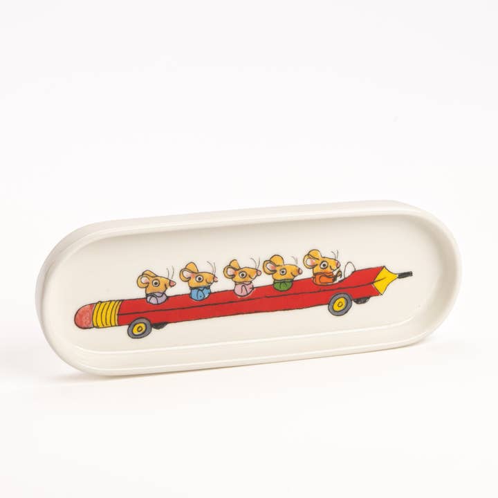 Magpie X Richard Scarry Pencilcar Pen Tray