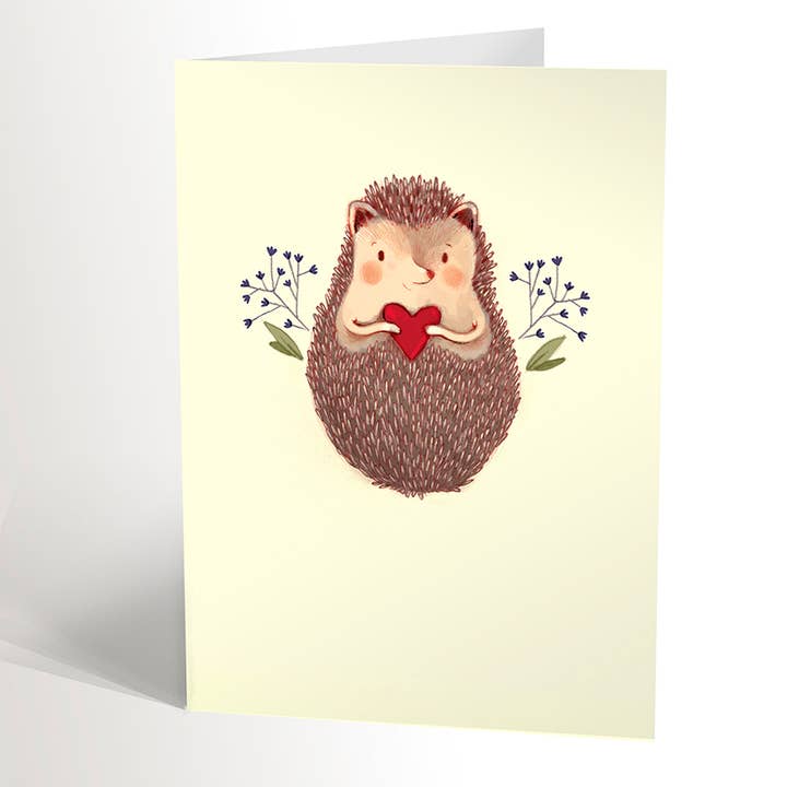 Cute Hedgehog Card