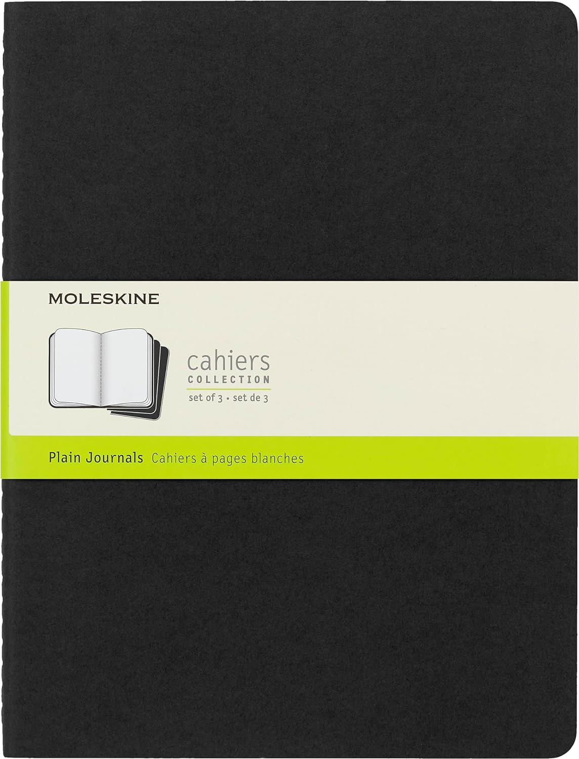 Moleskine Plain Softcover Journal Set of 3