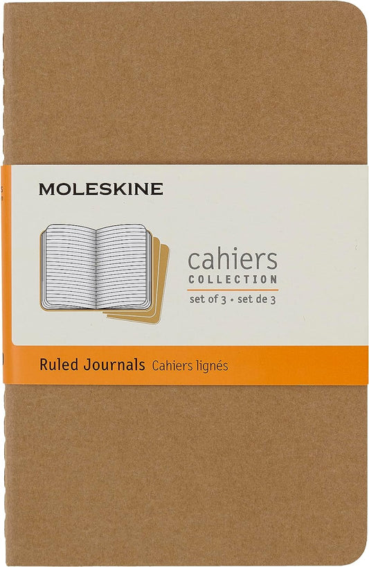 Moleskine Ruled Softcover Journal Set of 3