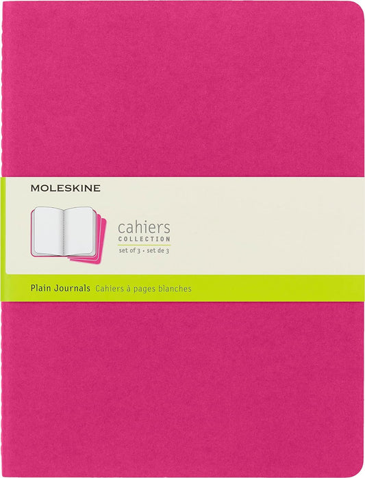 Moleskine Plain Softcover Journal Set of 3