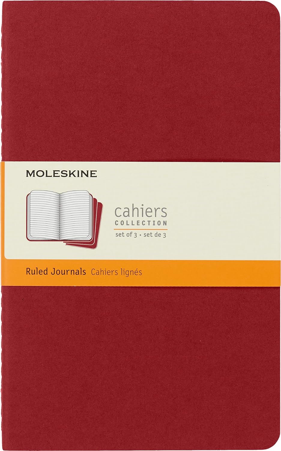 Moleskine Ruled Softcover Journal Set of 3