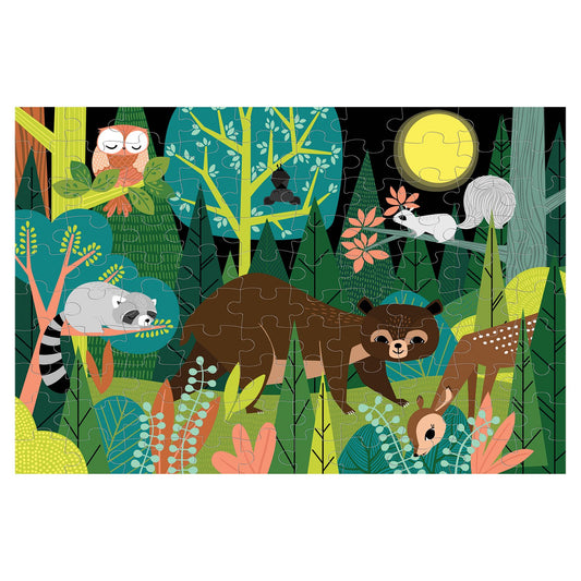 In The Forest 100 Piece Glow In The Dark Puzzle