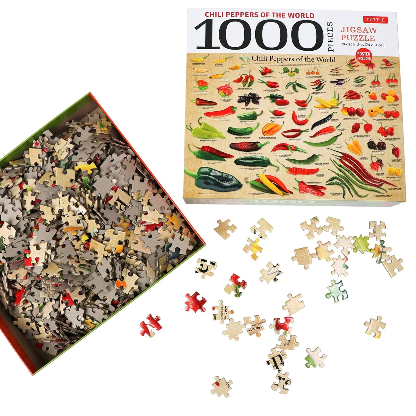 Chili Peppers of the World 1000 Piece Puzzle