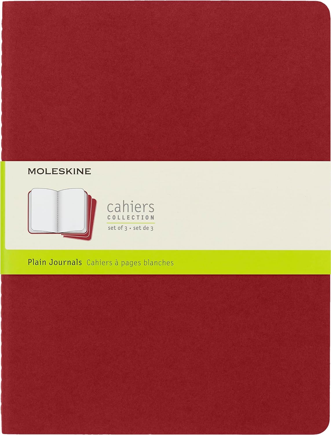 Moleskine Plain Softcover Journal Set of 3