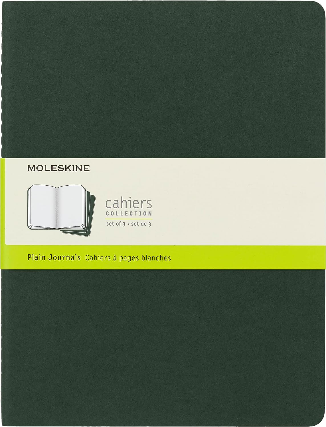 Moleskine Plain Softcover Journal Set of 3