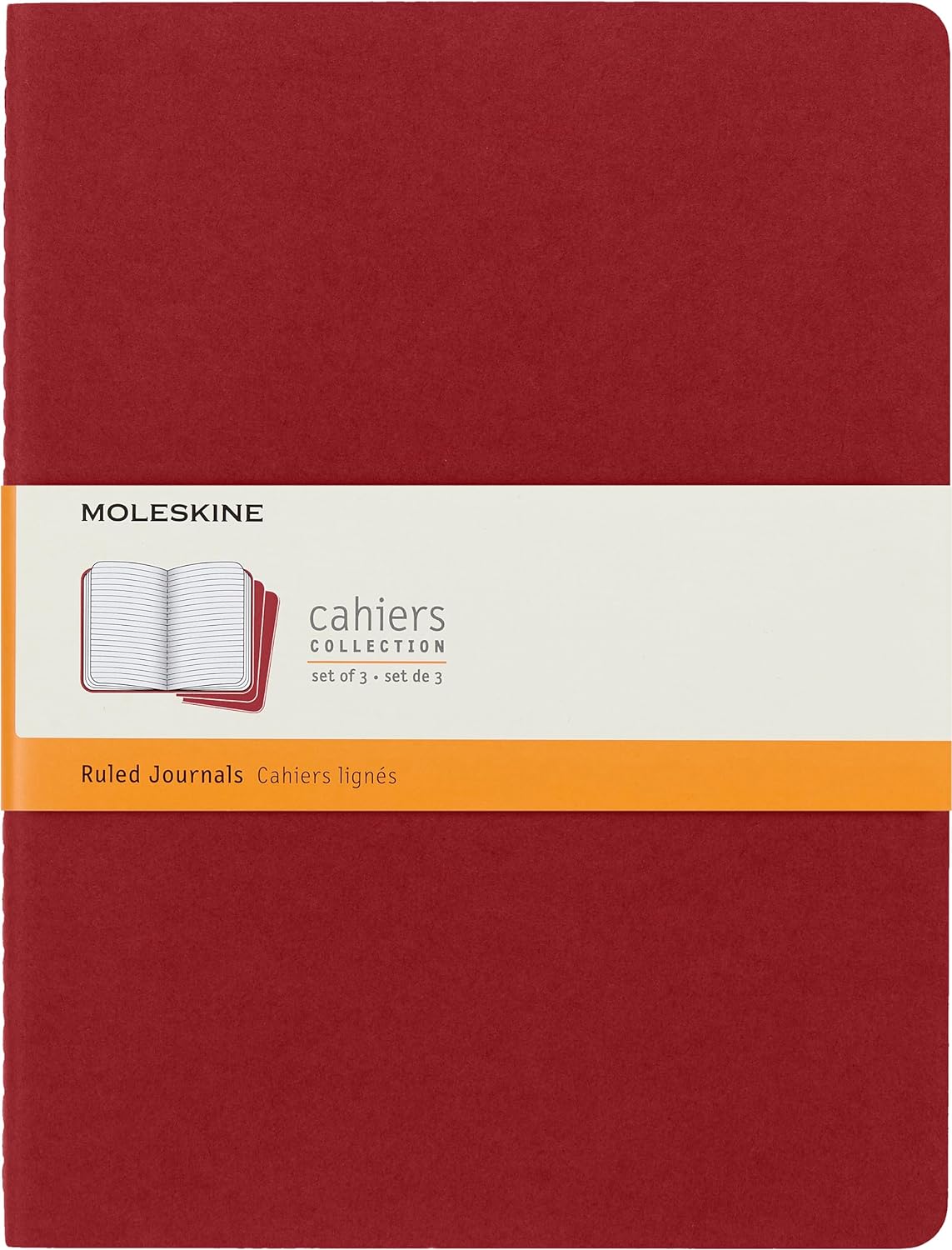 Moleskine Ruled Softcover Journal Set of 3