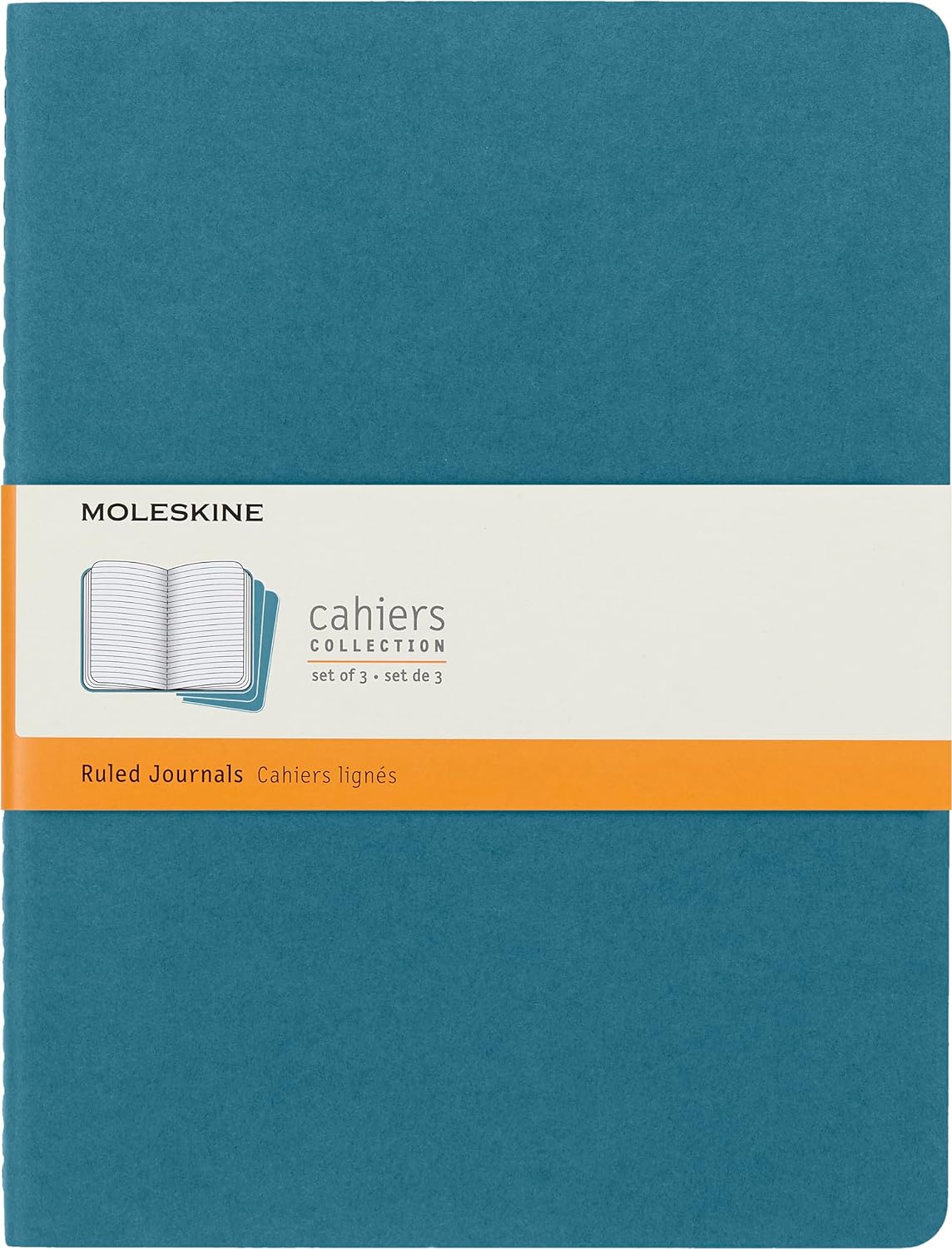 Moleskine Ruled Softcover Journal Set of 3