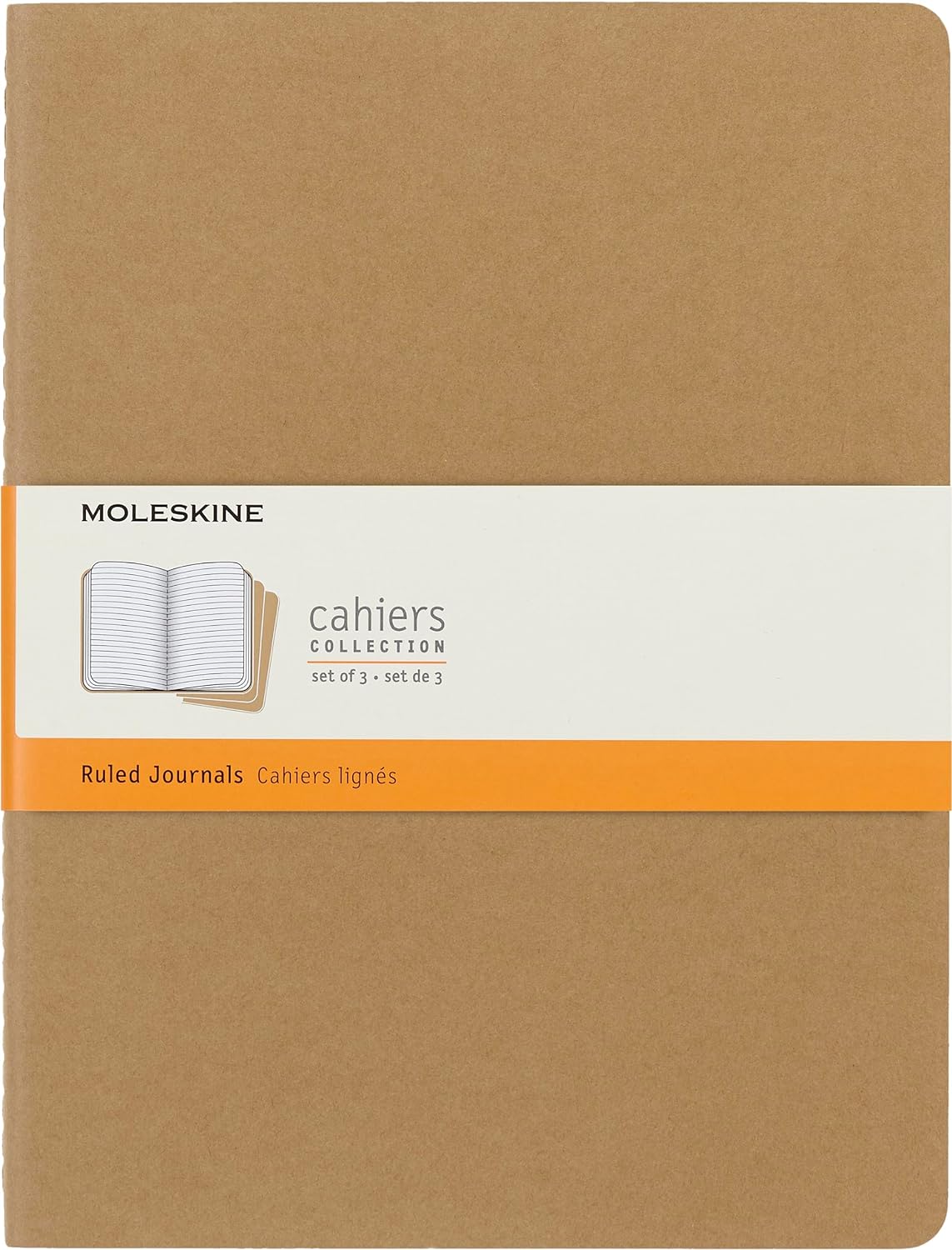 Moleskine Ruled Softcover Journal Set of 3