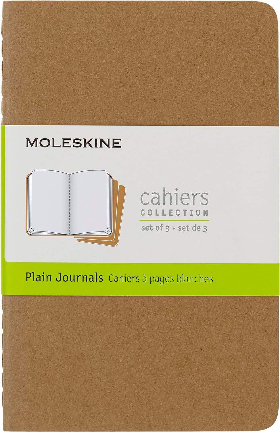 Moleskine Plain Softcover Journal Set of 3